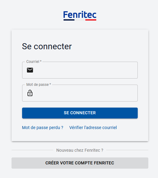 Login to the Fenritec portal